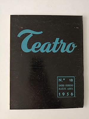 Imagen del vendedor de Teatro : revista internacional de la escena. Nmero 18, enero-febrero-marzo-abril 1956 a la venta por Perolibros S.L.