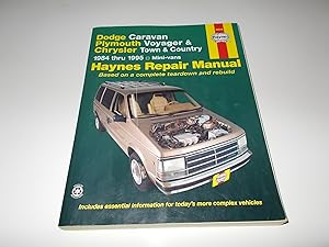 Imagen del vendedor de Dodge Caravan, Plymouth Voyager & Chrysler Town & Country (1984 thru 1995) Haynes Repair Manual a la venta por Paradise Found Books