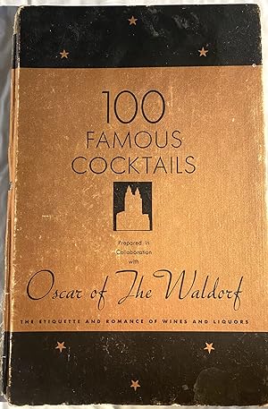 Image du vendeur pour 100 Famous Cocktails mis en vente par Artless Missals