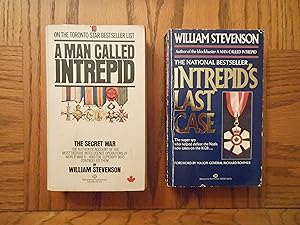 Seller image for William Stevenson about William Stephenson (Intrepid) Two (2) Paperback Book Lot, including: A Man Called Intrepid, and; Intrepid's Last Case. World War Two (2) for sale by Clarkean Books
