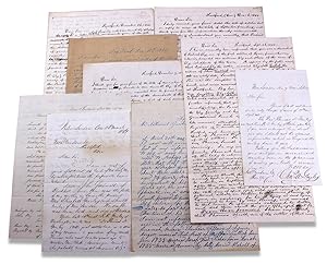 Seller image for [1844-1845 and 1854, Group of 9 Autograph Letters Signed to and from Nathaniel Goodwin of Hartford Connecticut on the Genealogies of the Ely Family of Lyme, Connecticut and Related Familes] for sale by Ian Brabner, Rare Americana (ABAA)