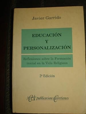 Educación y personalización. Reflexiones sobre la Formación inicial en la Vida Religiosa