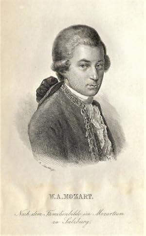 Image du vendeur pour W. A. Mozart. mis en vente par Musik-Antiquariat Heiner Rekeszus