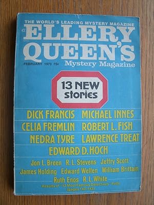 Bild des Verkäufers für Ellery Queen's Mystery Magazine February 1973 zum Verkauf von Scene of the Crime, IOBA