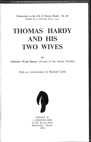 Bild des Verkufers fr Thomas Hardy and his two wives zum Verkauf von WeBuyBooks