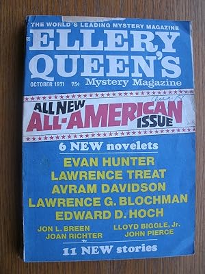Seller image for Ellery Queen's Mystery Magazine October 1971 for sale by Scene of the Crime, ABAC, IOBA