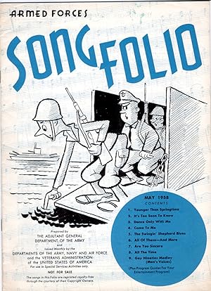 Armed Forces Song Folio May 1958