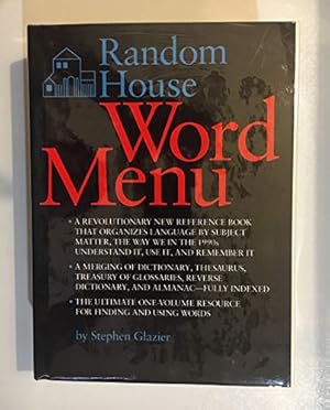 Seller image for Random House Word Menu for sale by Brockett Designs