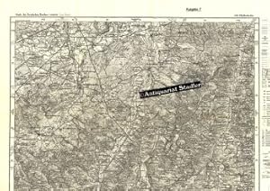 Karte des Deutschen Reiches. Ausgabe F 610 Pfaffenhofen. Einzelne Nachträge 1939 von der topograp...
