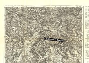 Karte des Deutschen Reiches 351 Lichtenfels. Berichtigt 1922, Nachträge 1934 von der topographisc...