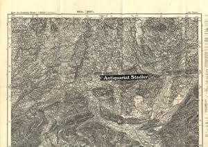 Karte des Deutschen Reiches 662 Füssen. Nachträge 1933 von der Topographischen Zweigstelle des Ba...