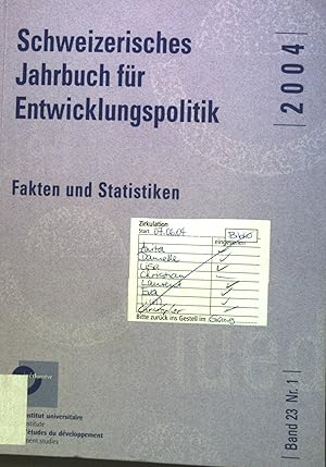 Bild des Verkufers fr Die Irakpolitik in der Schweiz - in: Schweizerisches Jahrbuch fr Entwicklungspolitik 2004, Band 23 Nr. 1 zum Verkauf von books4less (Versandantiquariat Petra Gros GmbH & Co. KG)