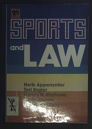 Seller image for Sports and law. for sale by books4less (Versandantiquariat Petra Gros GmbH & Co. KG)