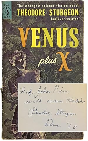 Theodore Sturgeon TLS and INSCRIBED Venus plus X
