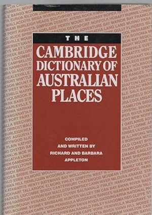 Seller image for The Cambridge Dictionary of Australian Places. for sale by Time Booksellers