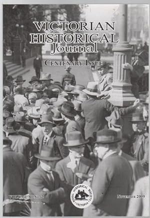 Imagen del vendedor de Overview: The Shape of History at RHSV. The Victorian Historical Journal. Issue 272, Vol. 80, No. 2. November 2009. a la venta por Time Booksellers