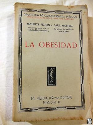 Immagine del venditore per LA OBESIDAD venduto da Librer�a Maestro Gozalbo