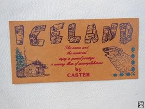 Antigua Etiqueta Vaqueros - Old Cowboy Label : ICELAND BY CASTER