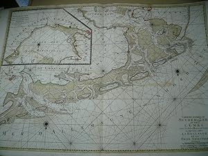 Carte des Entrees du Suyder Zee et de l'Embs. entre la Hollande et la Frise. . . Amsterdam, 1693,...