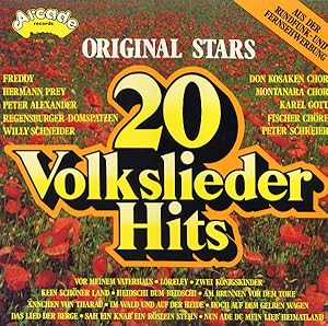 20 Volkslieder Hits ; Original Stars - Aus der Rundfunk- und Fernsehwerbung - LP - Vinyl Schallpl...