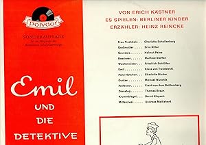 Emil und die Detektive; Von Erich Kästner - Es spielen: Berliner Kinder - Erzähler: Heinz Reincke...