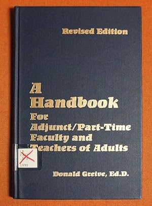 Immagine del venditore per A handbook for adjunct and part-time faculty venduto da GuthrieBooks