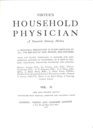 Seller image for Virtue's Household Physician, Volume II for sale by WeBuyBooks