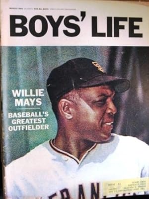 Boys' Life March 1966 - Willie Mays, Baseball's Greatest Outfielder