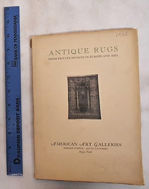 Antique Rugs and Carpets: S. Kent Costikyan and others - December 8, 1925