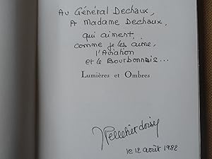 Image du vendeur pour Lumires et Ombres , Pomes , Envoi autographe ddicace de Jacqueline Pelletier Doisy au Gnral d'Aviation Jean Dechaux mis en vente par Benot HENRY