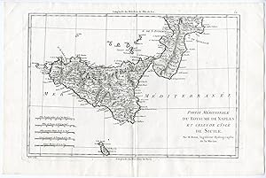 Antique Print-ITALY-SICILY-MALTA-KINGDOM OF NAPLES-Bonne-1787