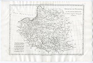Antique Print-KINGDOM OF POLAND-DUCHY OF LITHUANIA-BALTIC-Bonne-1787