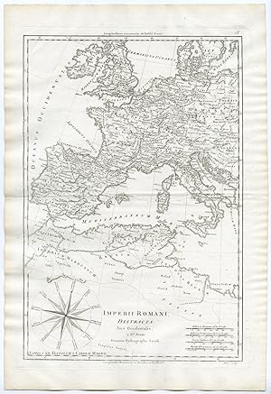 Antique Print-WESTERN ROMAN EMPIRE-MEDITERRANEAN-NORTH AFRICA-Bonne-1787