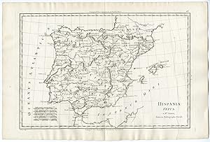 Antique Print-HISPANIA VETUS-ANCIENT SPAIN-BALEARIC ISLANDS-Bonne-1787