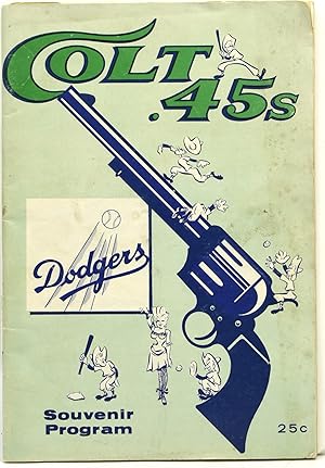 [SOUVENIR PROGRAM] [BASEBALL] COLT .45s | DODGERS, 1963