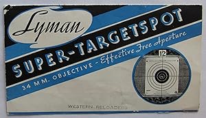 Lyman Super Targetspot Scope, 10X, 12X, 15X, and 20X, 34 MM Objective