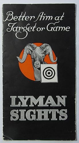 Image du vendeur pour Lyman Sights, Better Aim at Target or Game mis en vente par John Simmer Gun Books +