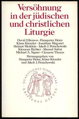 Bild des Verkufers fr Vershnung in der jdischen und christlichen Liturgie. zum Verkauf von Antiquariat Dennis R. Plummer