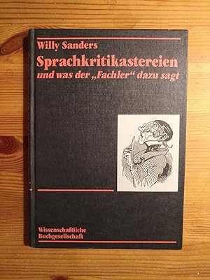 Seller image for Sprachkritikastereien for sale by Versandantiquariat Cornelius Lange