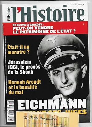 Image du vendeur pour L'histoire N 362: Eichmann devant ses juges mis en vente par La Petite Bouquinerie