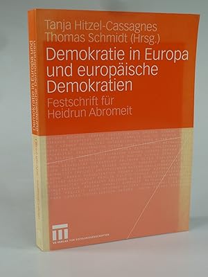 Seller image for Demokratie in Europa und europische Demokratien. for sale by Antiquariat Dorner