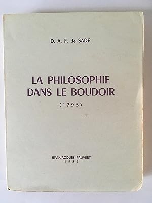 Seller image for [curiosa] Philosophie dans le boudoir (La) for sale by Xavier Pollet