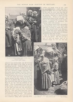 Seller image for The Human Hair Harvest in Brittany. The traffic in artificial hair. An uncommon original article from the Wide World Magazine, 1900. for sale by Cosmo Books
