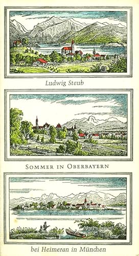 Imagen del vendedor de Sommer in Oberbayern. a la venta por ANTIQUARIAT MATTHIAS LOIDL