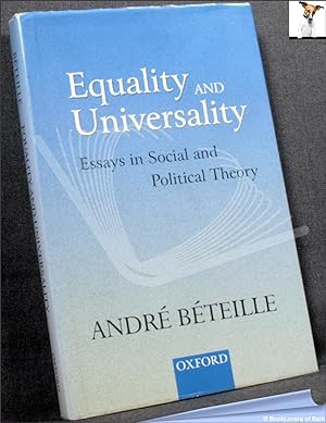 Bild des Verkufers fr Equality and Universality: Essays in Social and Political Theory zum Verkauf von BookLovers of Bath