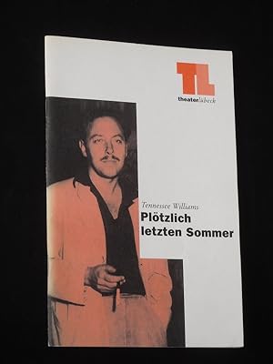 Bild des Verkufers fr Programmheft Theater Lbeck Kammerspiele 1995/96. PLTZLICH LETZTEN SOMMER von Tennessee Williams. Insz.: Elias Perrig, Bhnenbild/ Kostme: Florian Parbs. Mit Barbara Klein, Christian Schulz, Gesine Berkholz, Monika Stenzel, Guido Gallmann, Stephanie Eidt, Rebekka C. Burkhardt zum Verkauf von Fast alles Theater! Antiquariat fr die darstellenden Knste