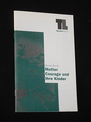 Image du vendeur pour Programmheft Theater Lbeck 1996/97. MUTTER COURAGE UND IHRE KINDER von Brecht, Dessau (Musik) Insz.: Ralf Nrnberger, Bhnenbild/ Kostme: Florian Parbs, musikal. Ltg.: Brandon Ethridge. Mit Dagmar Laurens, Sonia Abril Romero, Anke Caroline Schler, Elke Wollmann, Volkmar Bendig, Harald Fuhrmann, Guido Gallmann, Hartmut Lange mis en vente par Fast alles Theater! Antiquariat fr die darstellenden Knste