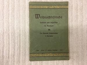 Image du vendeur pour Weihnachtsfreude. Gedichte und Gesprche in Mundart mis en vente par Genossenschaft Poete-Nscht