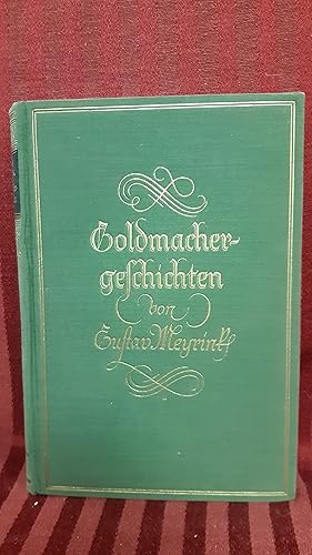 Bild des Verkufers fr Goldmachergeschichten. zum Verkauf von Buchhandlung Neues Leben