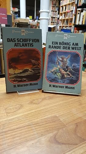 Bild des Verkufers fr [Zwei] klassische Fantasy-Romane - Band 1: Ein Knig am Rande der Welt / Band 2: Das Schiff von Atlantis, aus dem Amerikanischen von Joachim Pente, zum Verkauf von Antiquariat Orban & Streu GbR